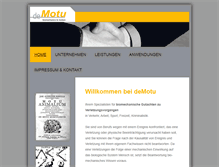 Tablet Screenshot of demotu.com